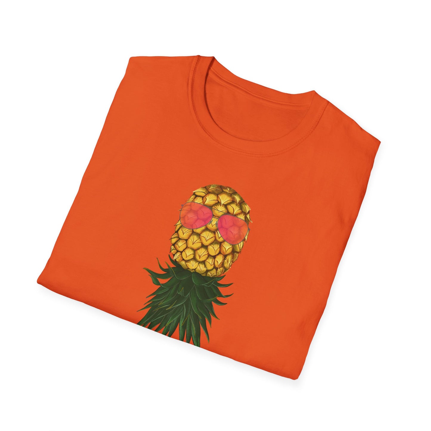 Upside Down Pineapple Unisex Softstyle T-Shirt