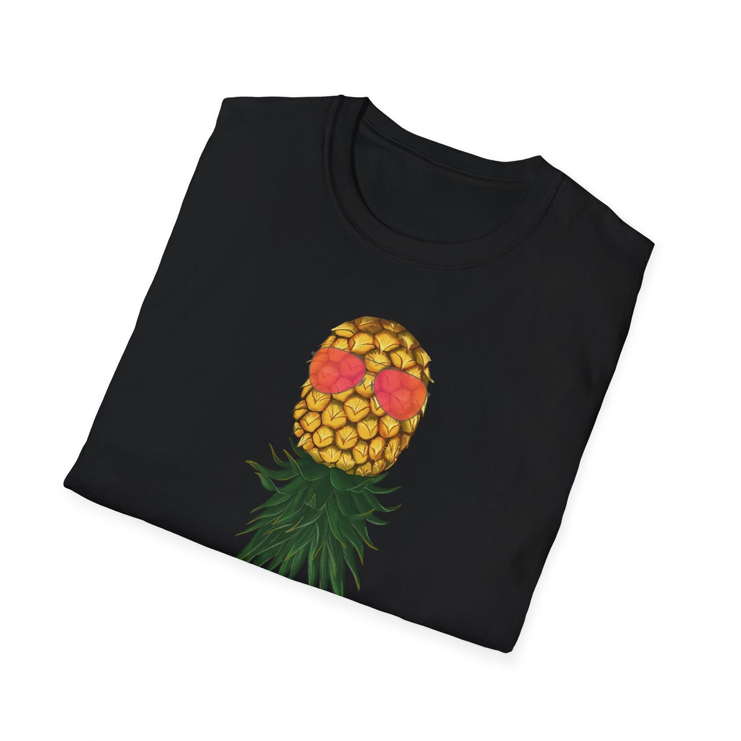 Upside Down Pineapple Unisex Softstyle T-Shirt