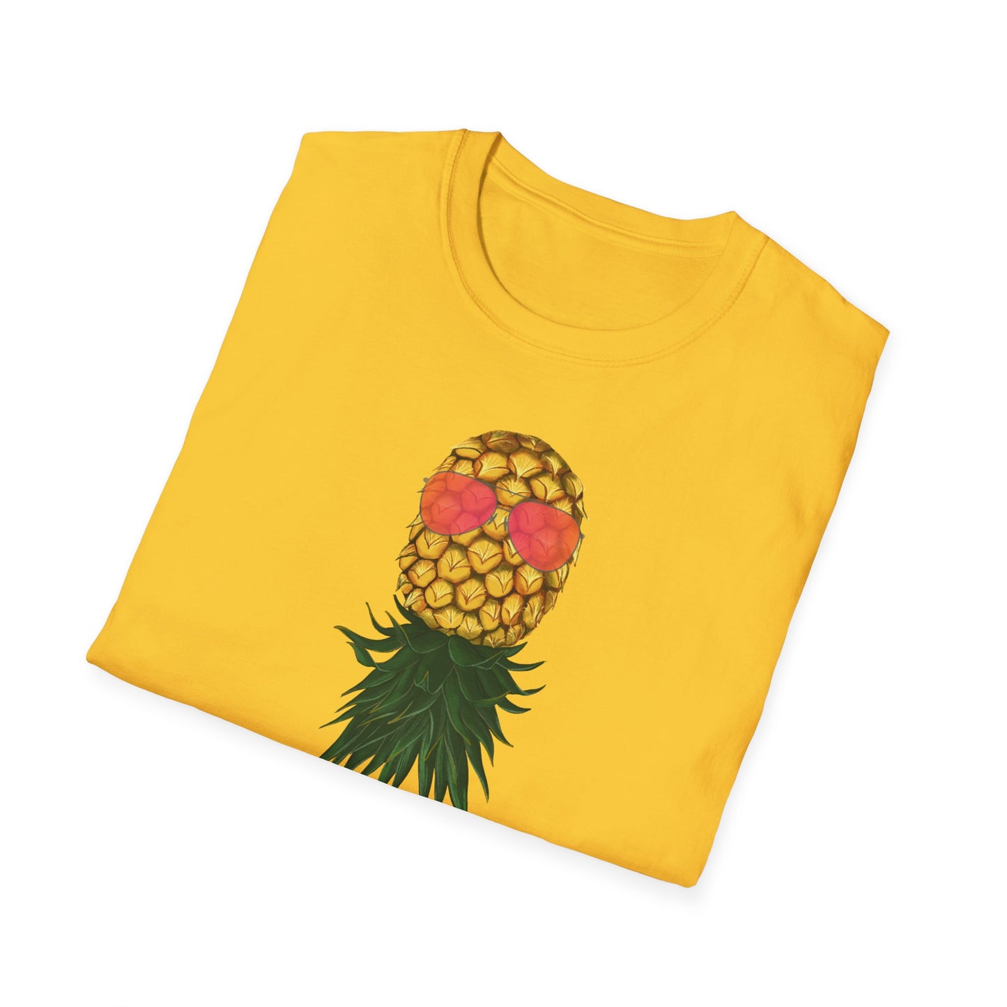 Upside Down Pineapple Unisex Softstyle T-Shirt