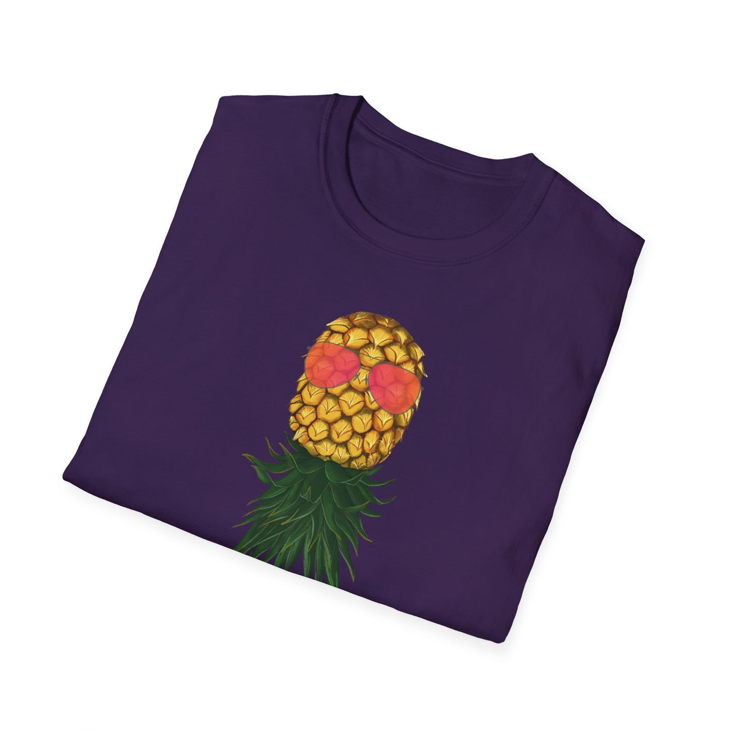 Upside Down Pineapple Unisex Softstyle T-Shirt