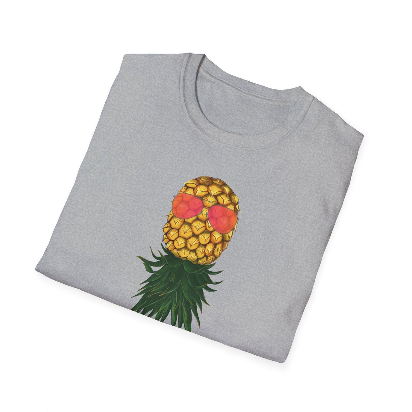 Upside Down Pineapple Unisex Softstyle T-Shirt