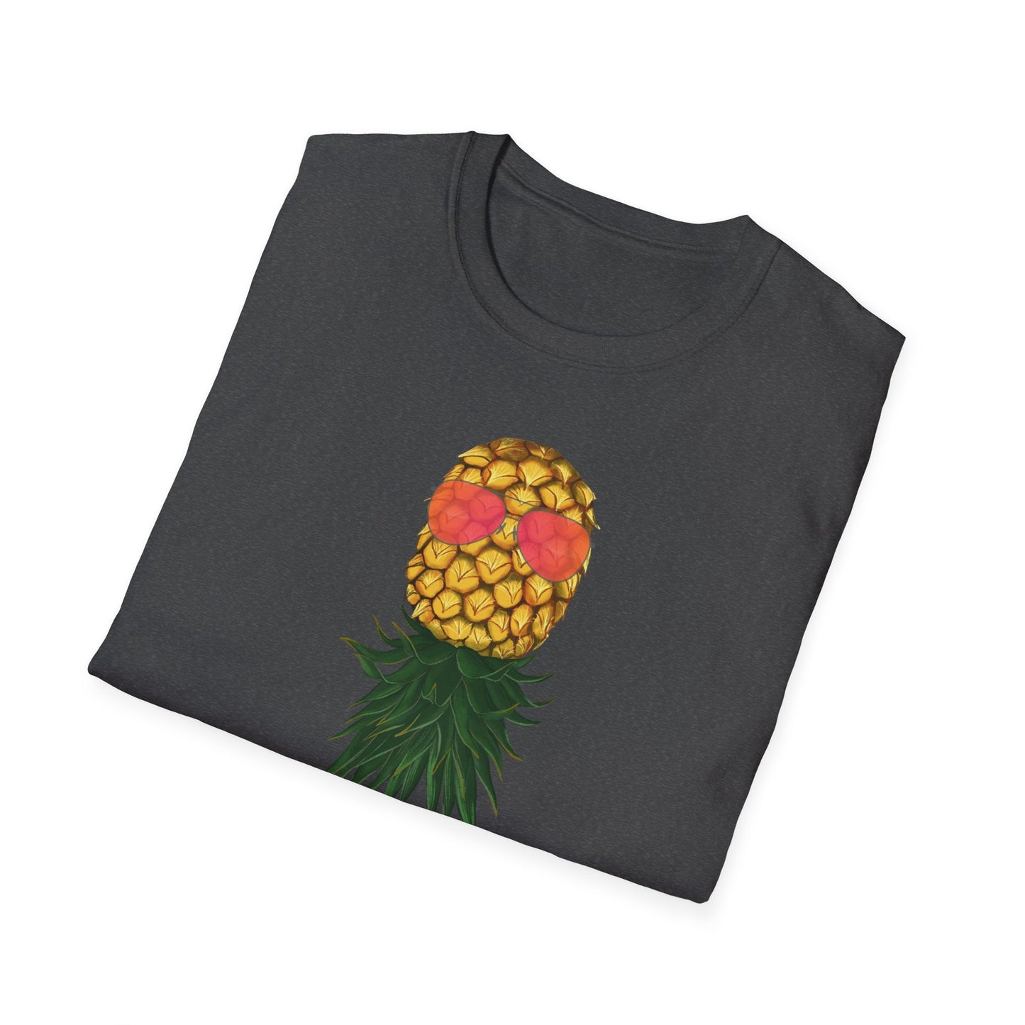 Upside Down Pineapple Unisex Softstyle T-Shirt